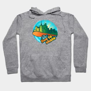 Skateboarding emblem Hoodie